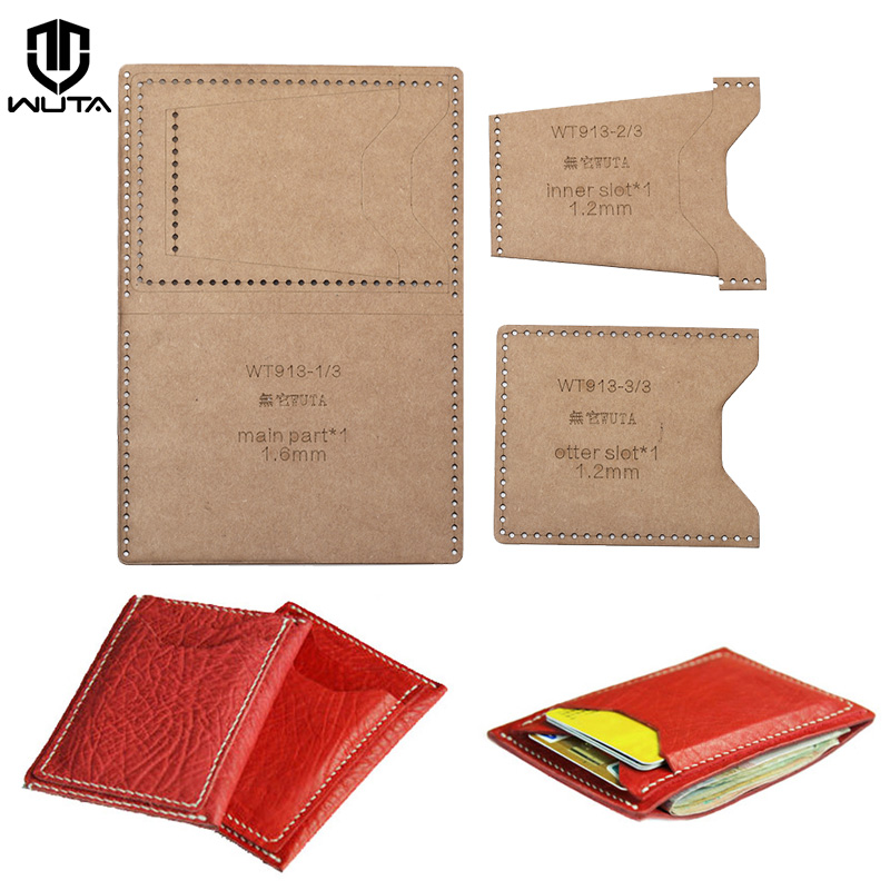 Leatherwork Tool Kit - WUTA 913 Mini kart kılıfı Kraft