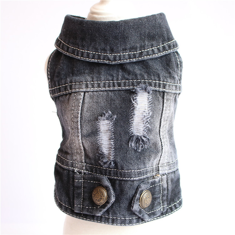 Leather Work Jeans - Toptan Evcil Hayvan Giysileri Moda Klasik