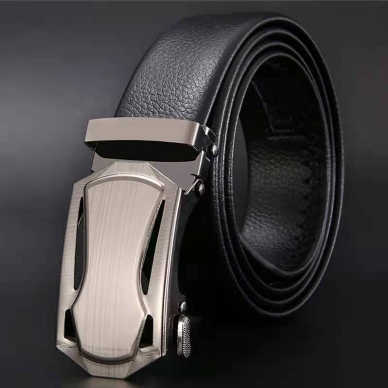 Leather Work Jeans - Moda İş Erkek Kemeri Metal Tokalı