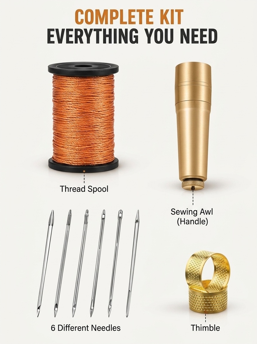 Deri Dikiş Aleti, Deri El Sana - Leatherwork Awl incelemesi ve fiyatı