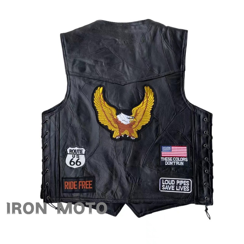 YENI Motosiklet Yelekleri Erke - Leather Work Vest incelemesi ve fiyatı