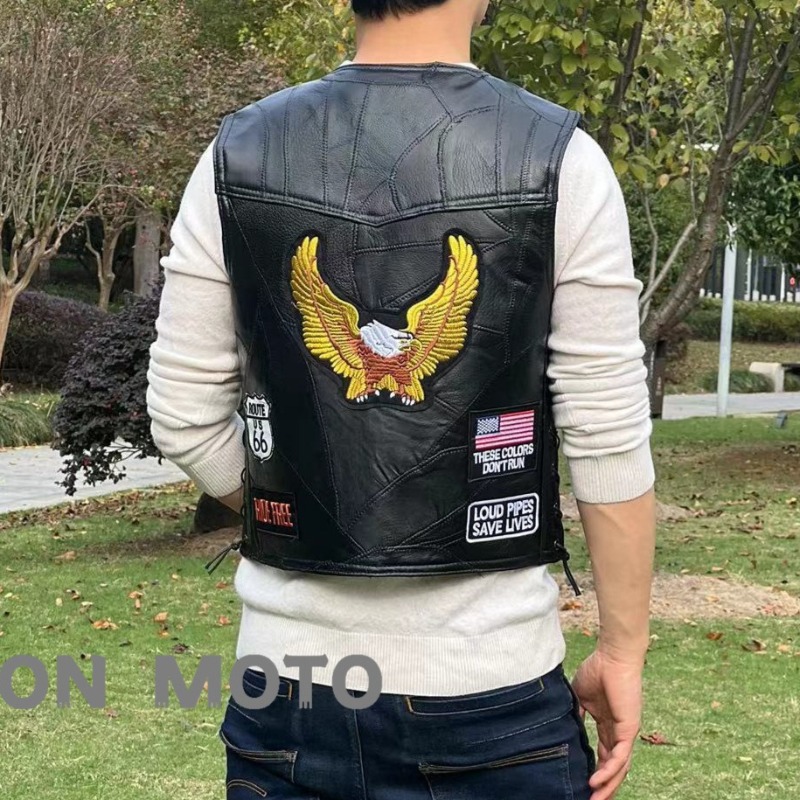 YENI Motosiklet Yelekleri Erke - Leather Work Vest incelemesi ve fiyatı