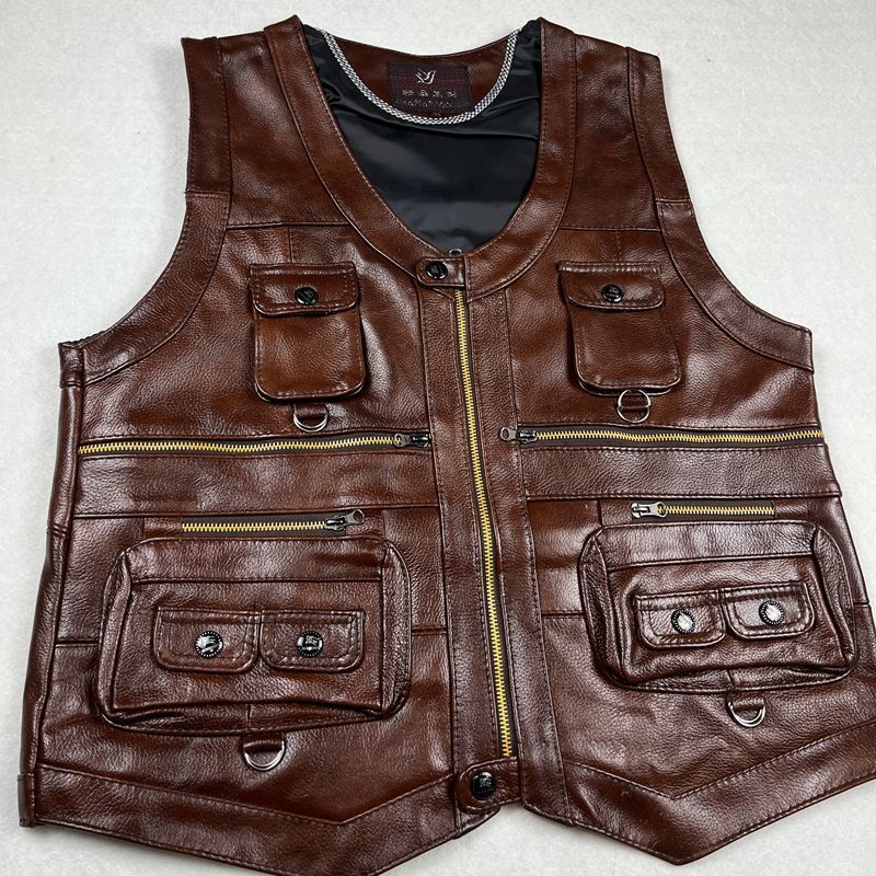 Sığır derisi Hakiki Deri Yelek - Leather Work Vest incelemesi ve fiyatı