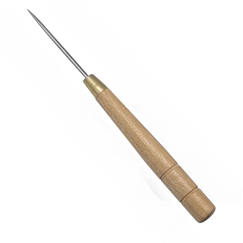 3 adet ahşap saplı zımba aleti - Leatherwork Awl incelemesi ve fiyatı