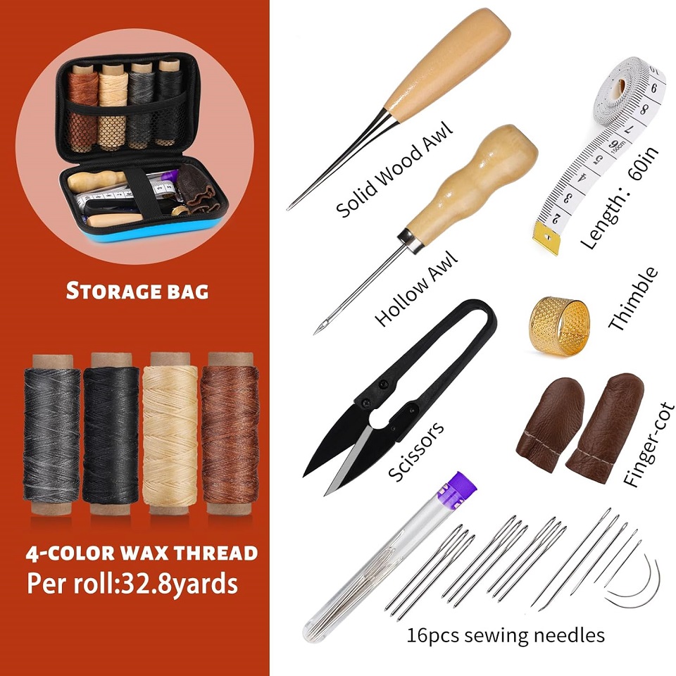 BUDDUR Deri Dikiş alet takımı  - Leatherwork Awl incelemesi ve fiyatı