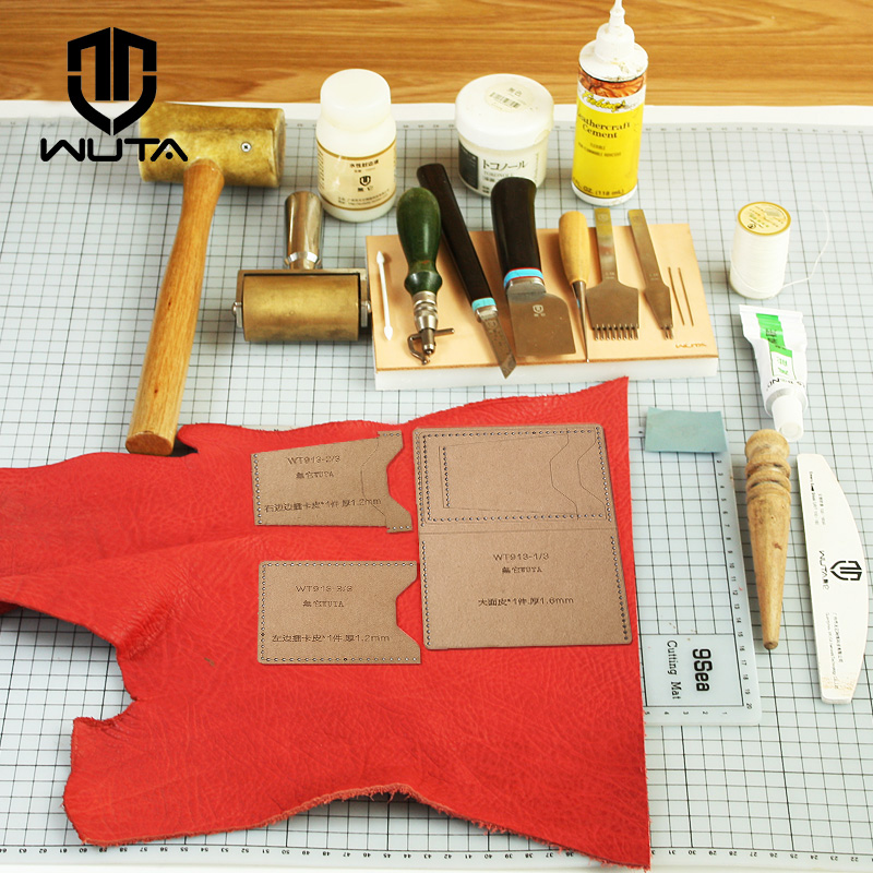 WUTA 913 Mini kart kılıfı Kraf - Leatherwork Tool Kit incelemesi ve fiyatı