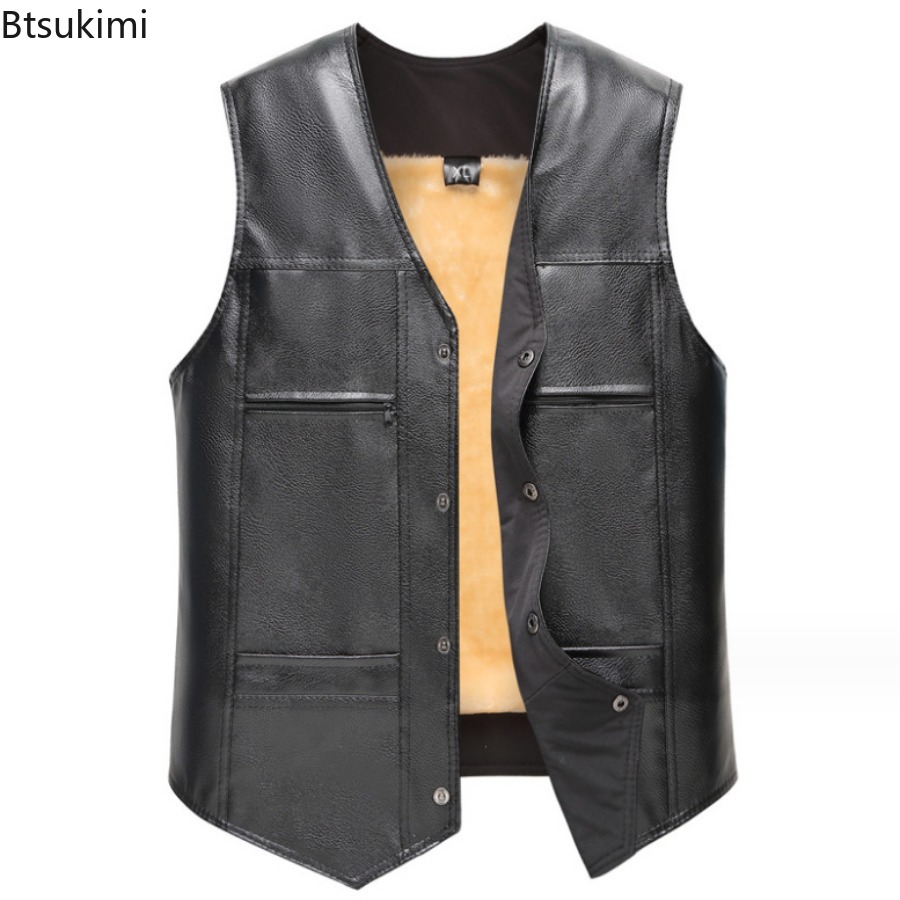 Sonbahar Kış Yeni erkek Deri Y - Leather Work Vest incelemesi ve fiyatı