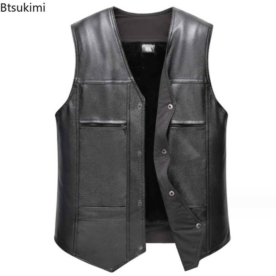 Sonbahar Kış Yeni erkek Deri Y - Leather Work Vest incelemesi ve fiyatı