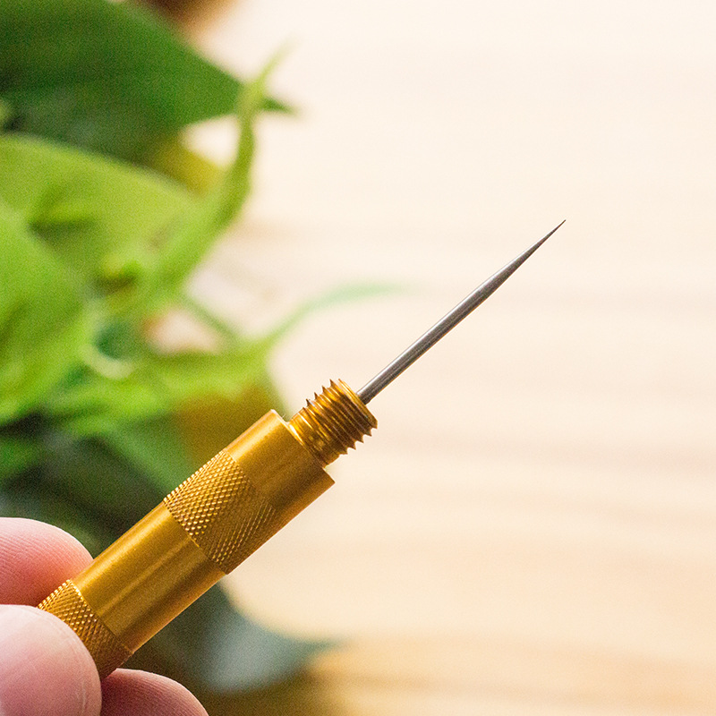 Mini deri dikiş Awl aracı el y - Leatherwork Awl incelemesi ve fiyatı