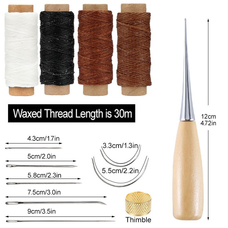 13 Parça Deri Dikiş Seti Çanta - Leatherwork Awl incelemesi ve fiyatı