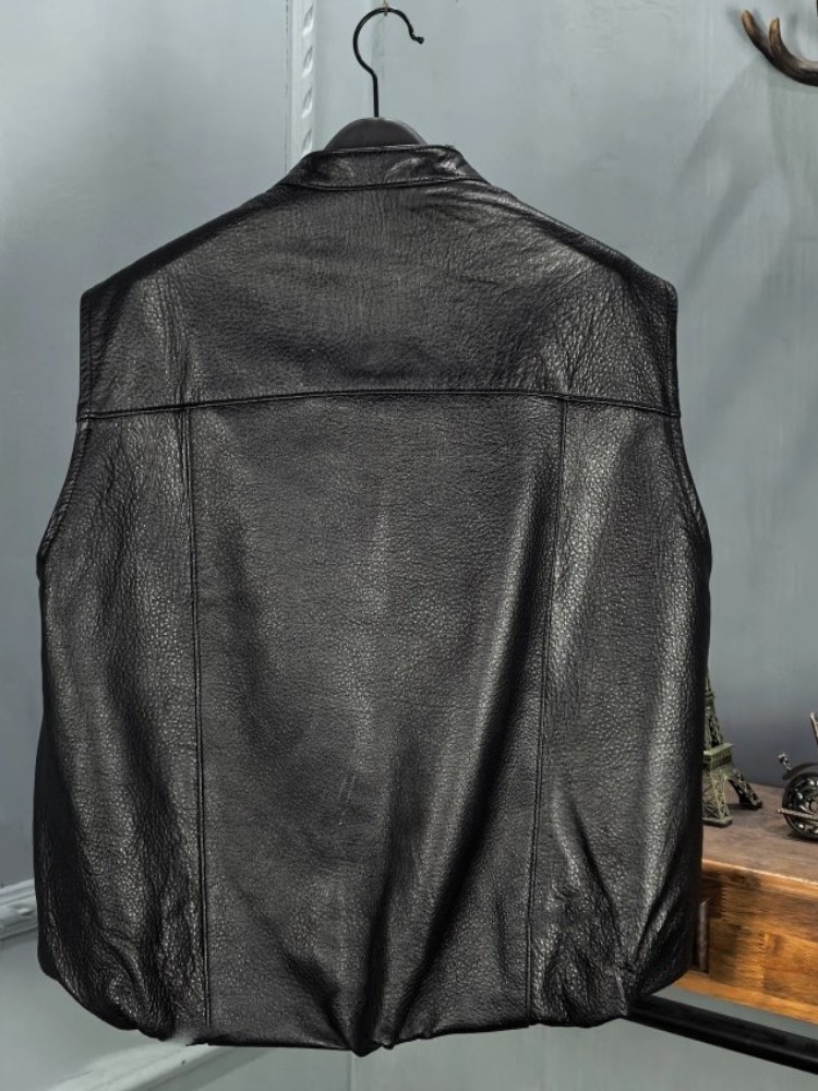 Sonbahar Moda Doğal Koyun Deri - Leather Work Vest incelemesi ve fiyatı