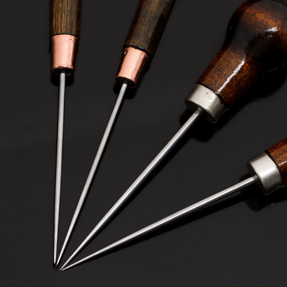 1 adet dikiş Awl ahşap saplı a - Leatherwork Awl incelemesi ve fiyatı