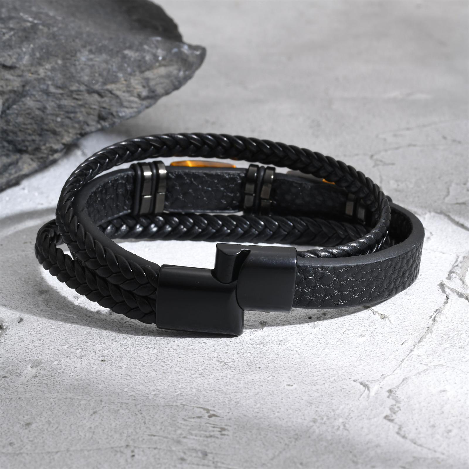 Erkekler Örgülü Deri Bileklik  - Leatherwork Jewelry incelemesi ve fiyatı
