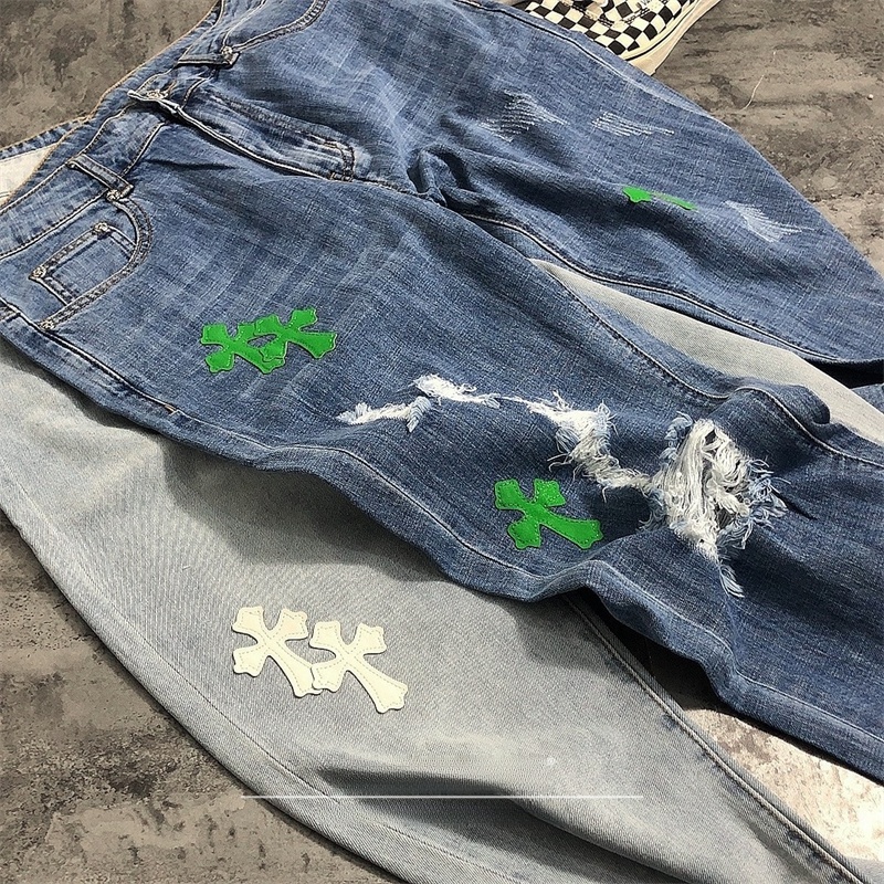 Sokak Modası Yırtık Kot Pantol - Leather Work Jeans incelemesi ve fiyatı