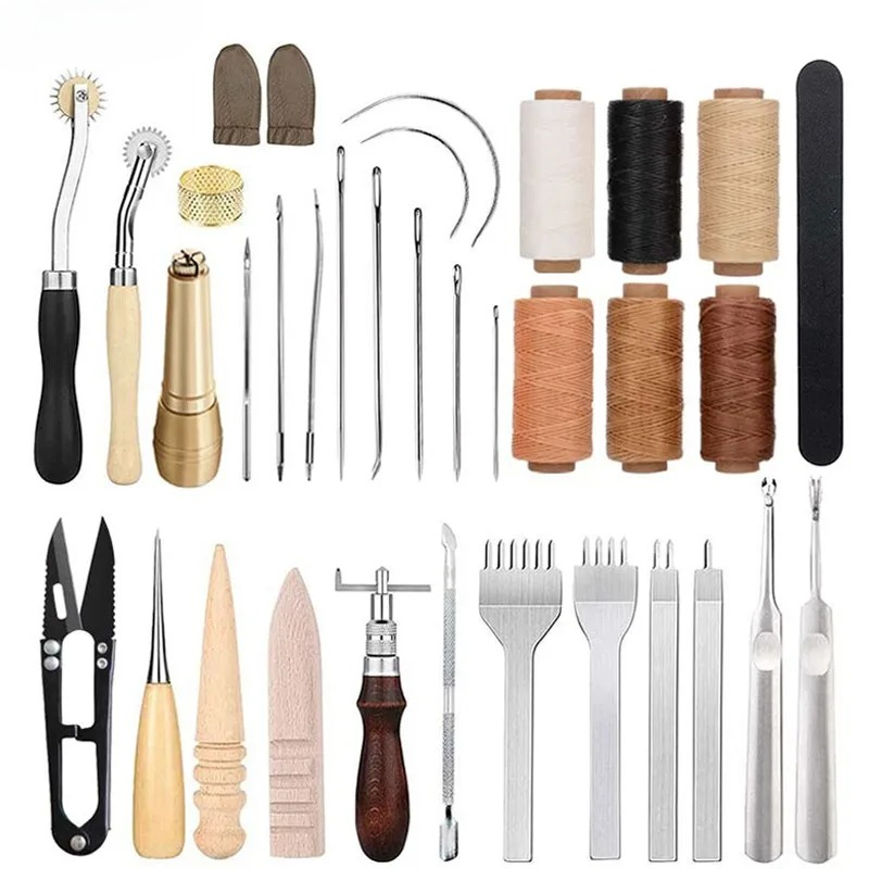 25 Parça Deri İşleme Aletleri  - Leatherwork Awl incelemesi ve fiyatı