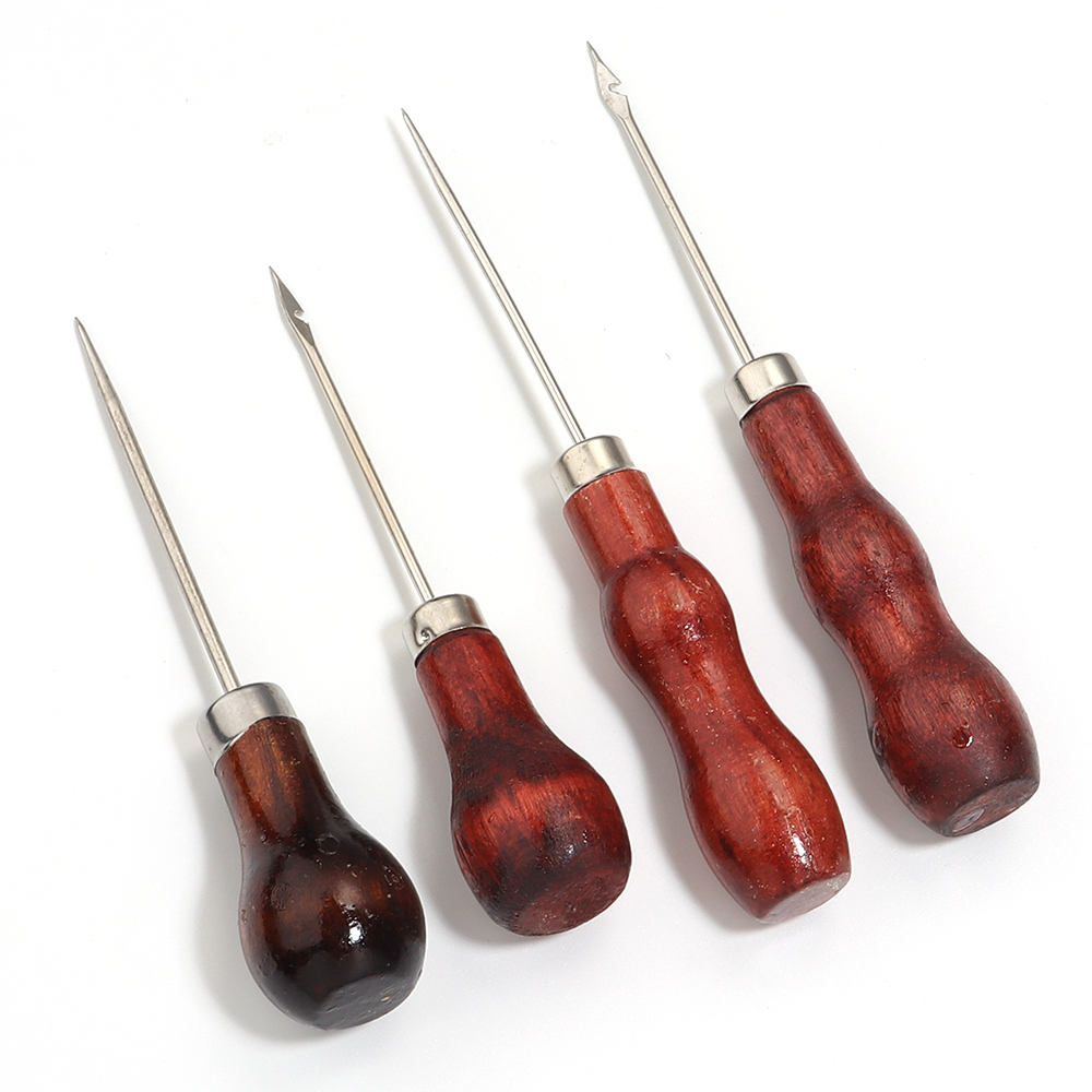 Ahşap Saplı Awl DIY Deri Çadır - Leatherwork Awl incelemesi ve fiyatı