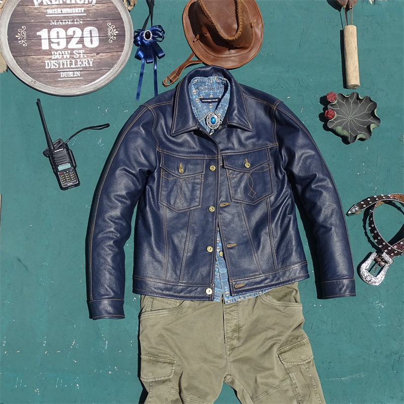   Knight Hakiki Deri Ceket Kıs - Leather Work Jeans incelemesi ve fiyatı