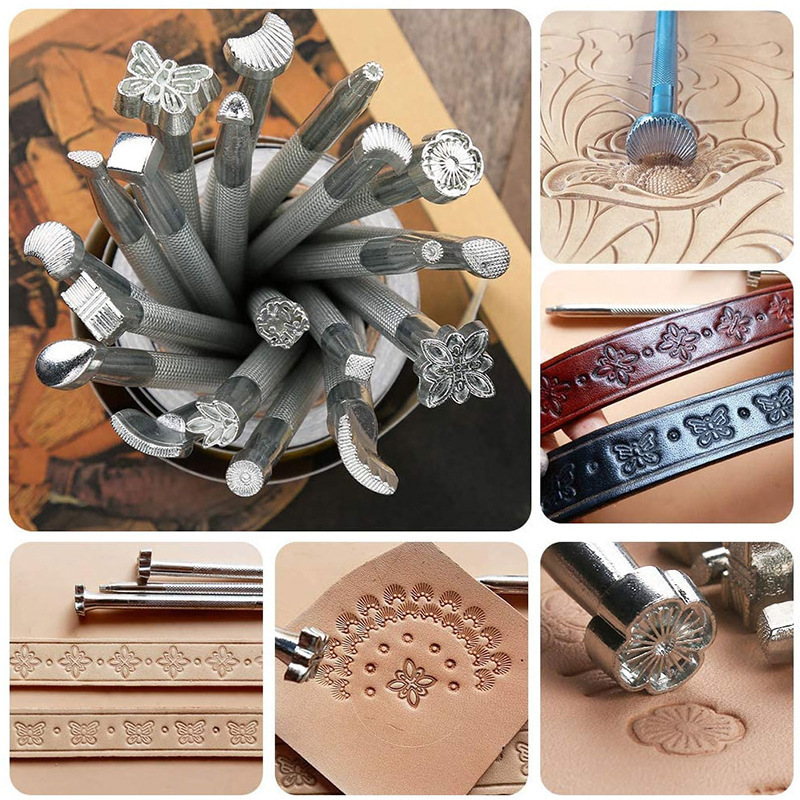 El işçiliği DIY Deri Aletleri  - Leatherwork Tool Kit incelemesi ve fiyatı