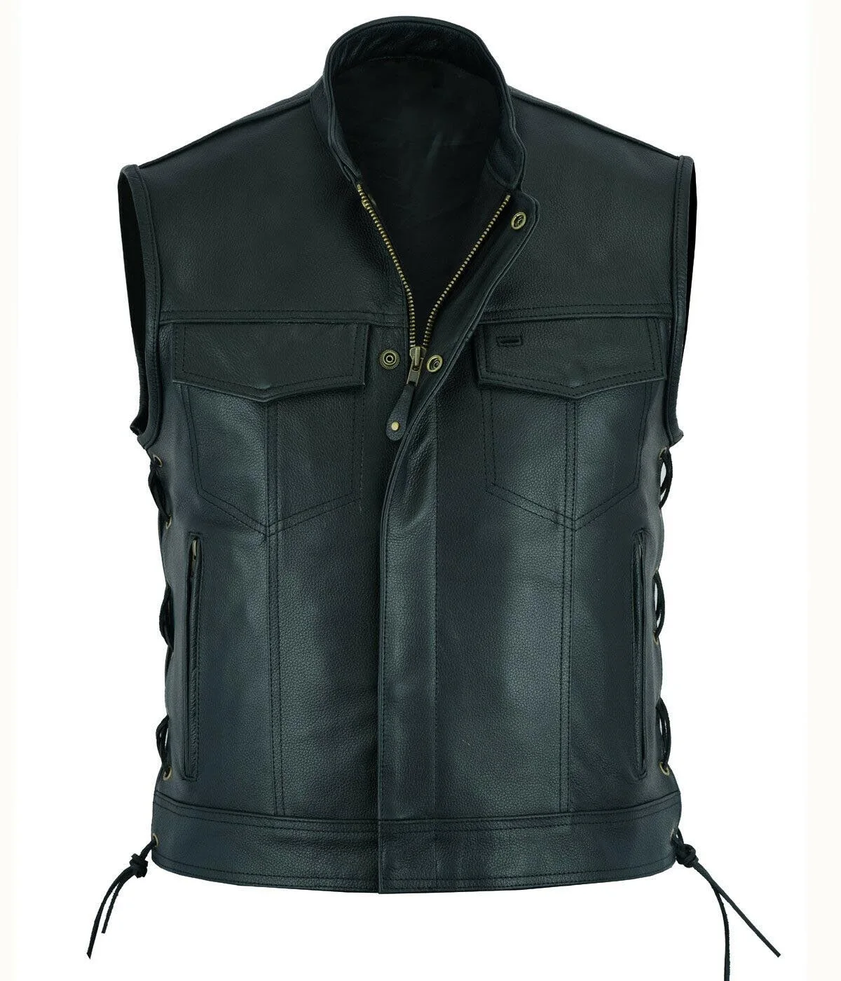 Yelek Deri Punk Moda Rahat Cek - Leather Work Vest incelemesi ve fiyatı