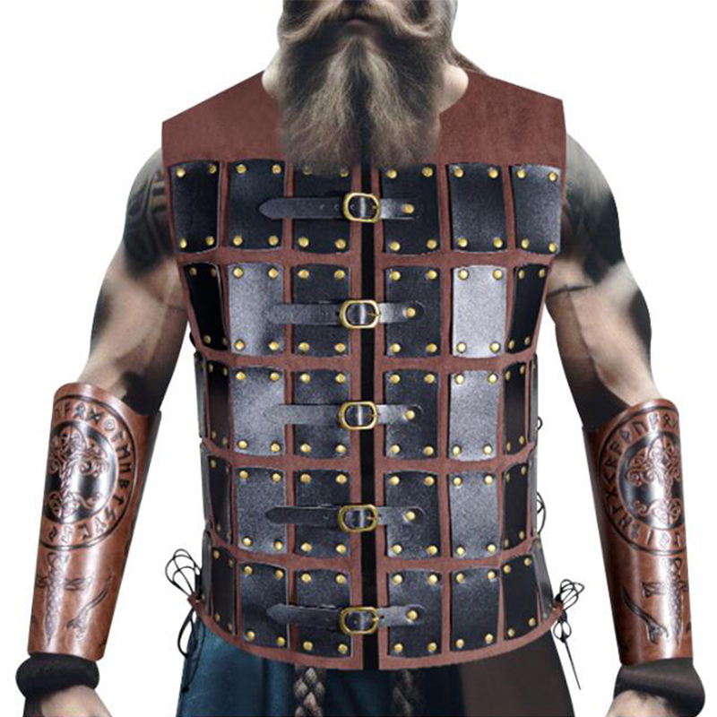 Ortaçağ Viking Korsan Şövalye  - Leather Work Vest incelemesi ve fiyatı
